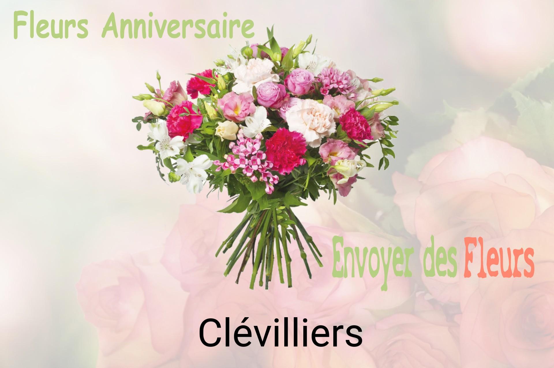 Bouquet de fleurs d’anniversaire livré à Clévilliers